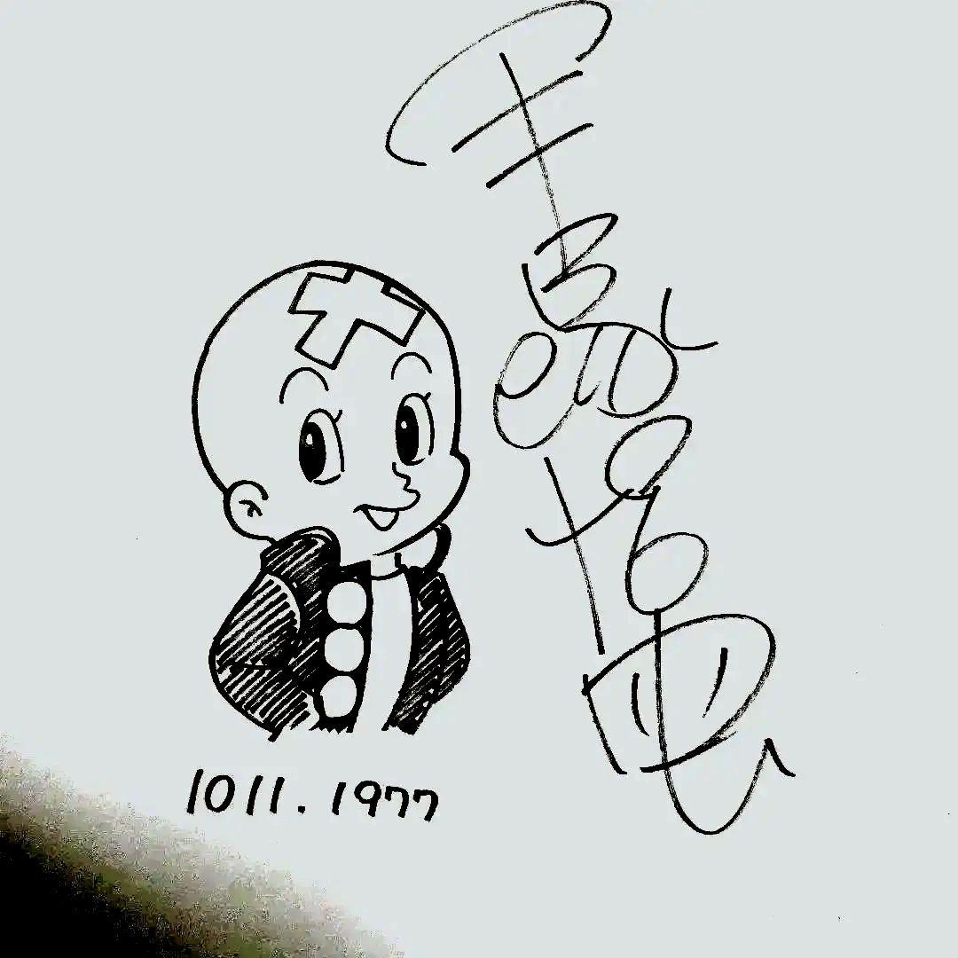 手塚治虫 サイン 色紙 直筆