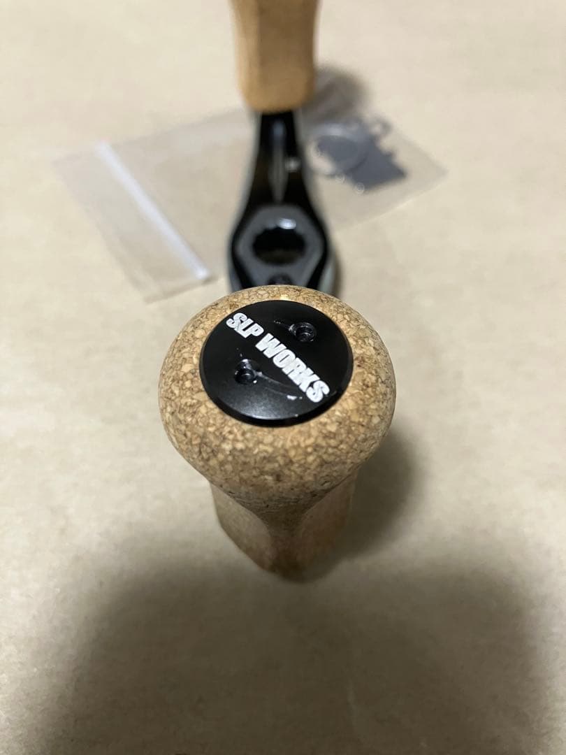 ダイワ　SLPワークス パワースクエアコルクノブ＆110mm クランクハンドル