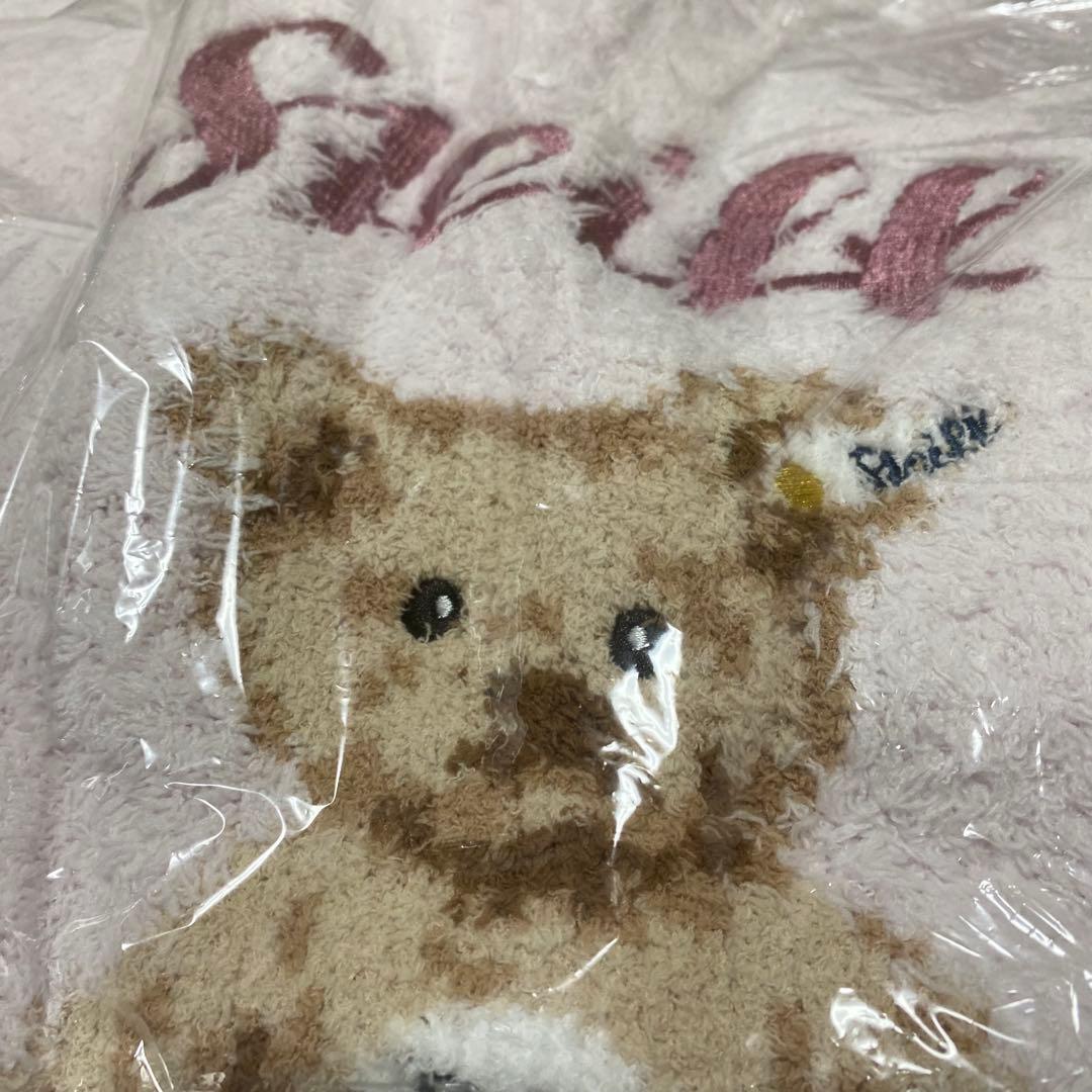 Steiff Jamesジャガードプルオーバー　ピンク　ジェラートピケ　ベア柄