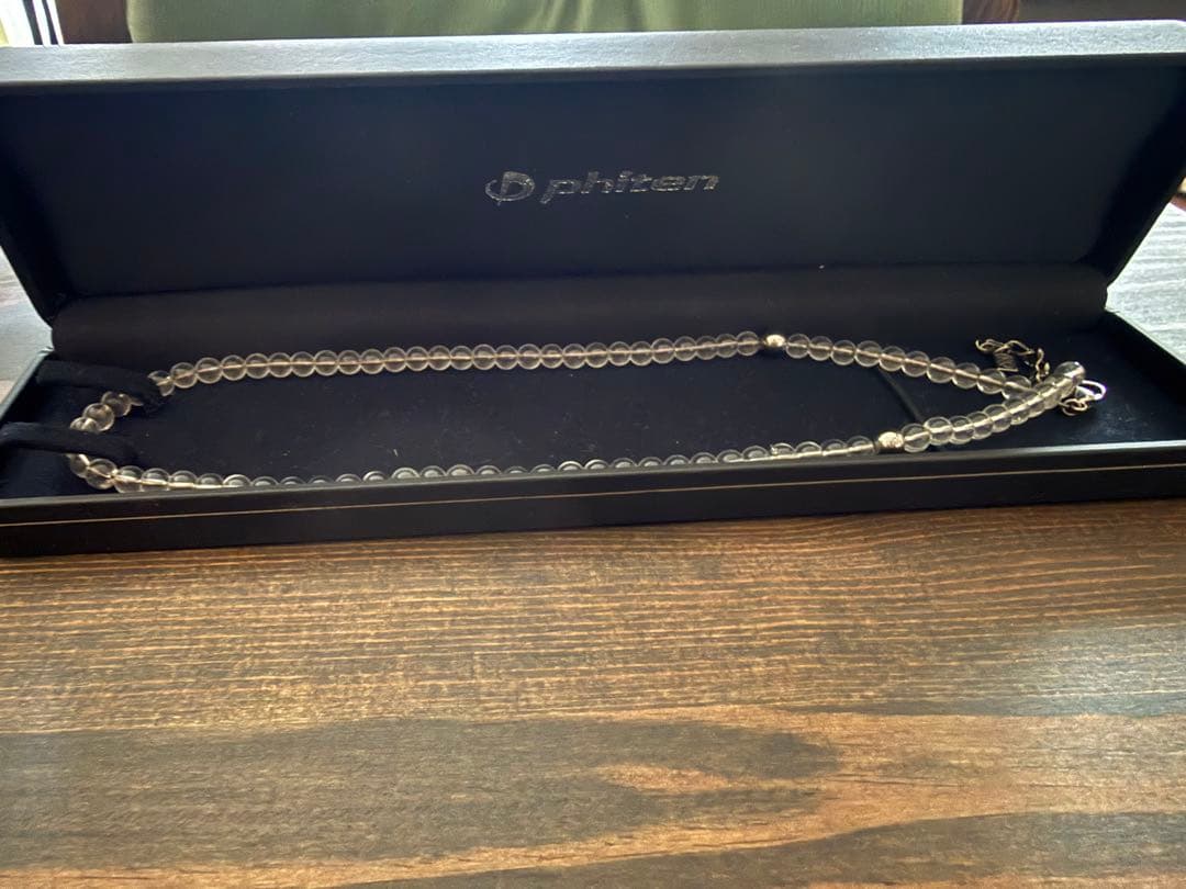 phiten ファイテン　水晶ネックレス
