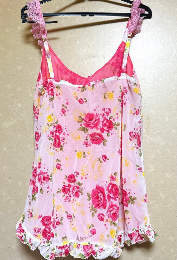 美品✨️MA ＊RS❤️シュガーグロス花柄キャミソール