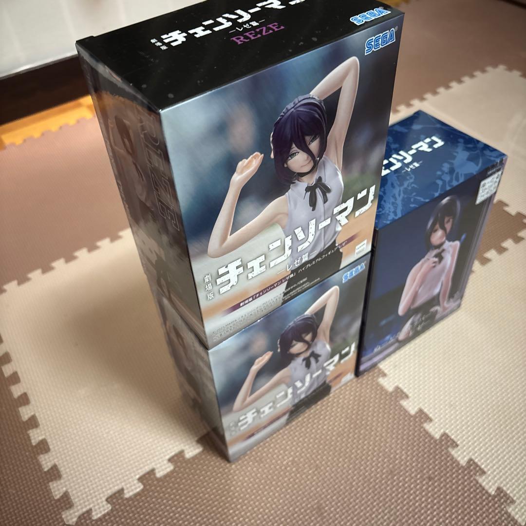 劇場版チェンソーマンレゼ篇　レゼハイプレミアムフィギュア2個　ぬーどるストッパー