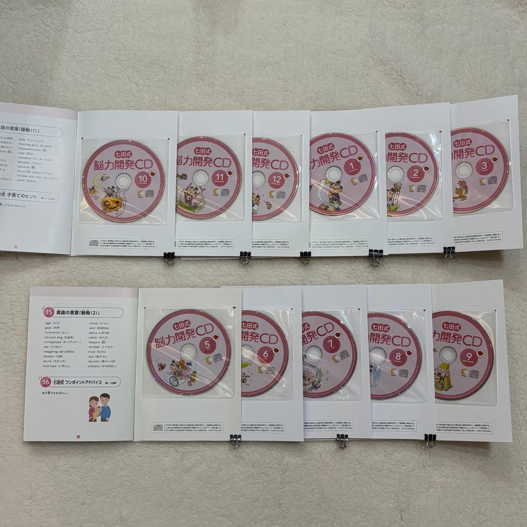 七田ひよこ脳力開発CD/テキスト/子育て学/子育ては夢そだて 5月〜3月