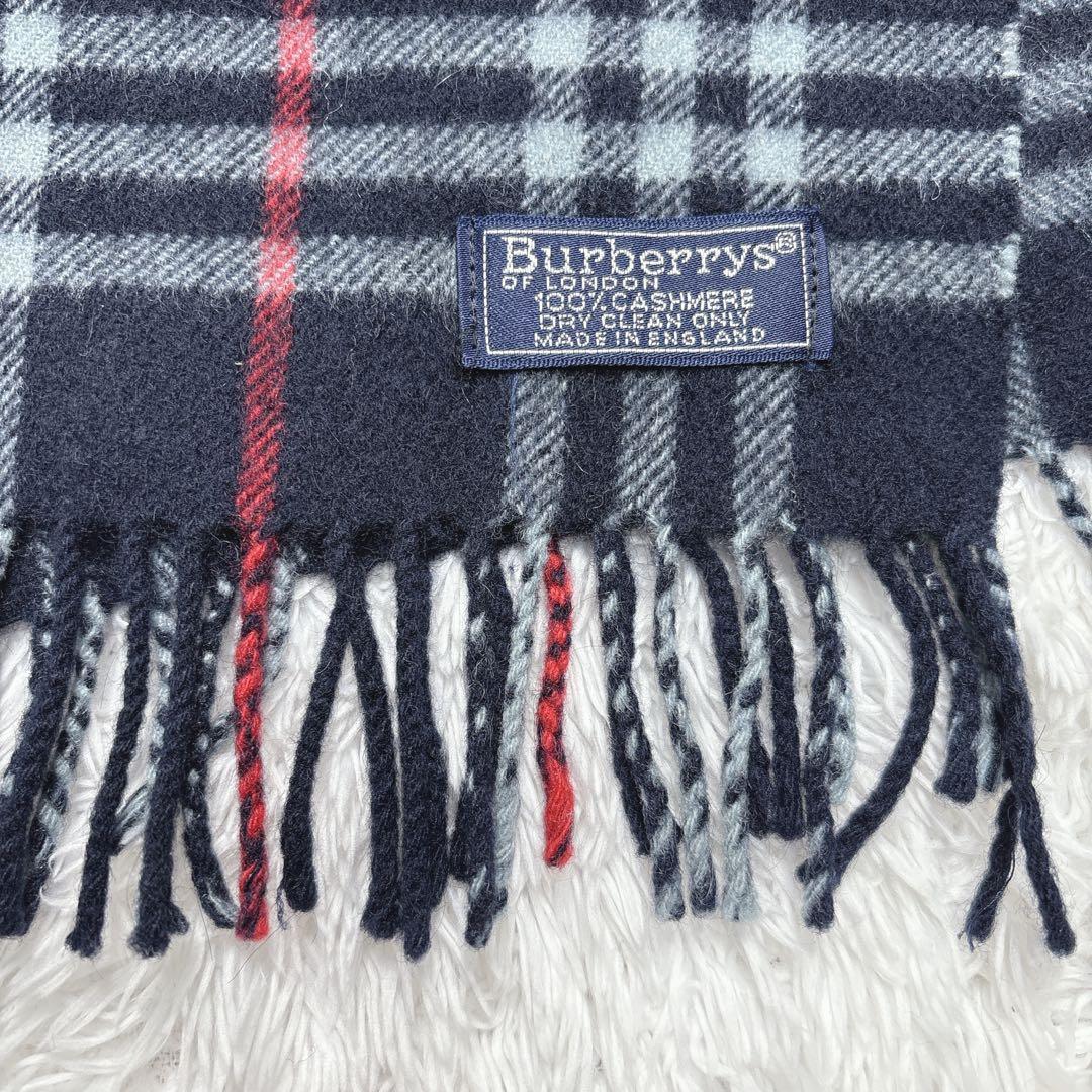 BURBERRYS バーバリー マフラー ベージュ カシミヤ100 ノバチェック