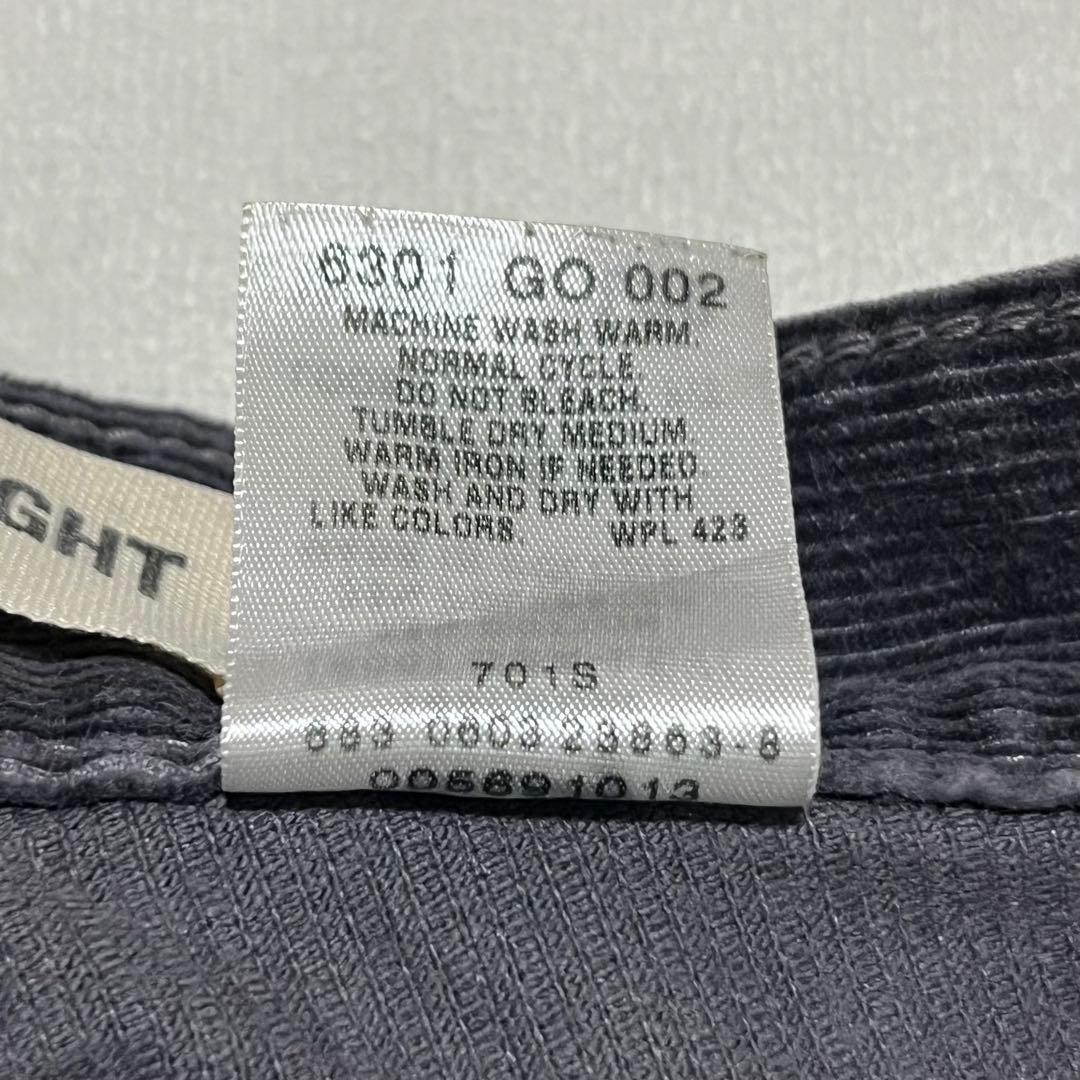 Levi's リーバイス569 コーデュロイパンツ W29 ワイドパンツ グレー