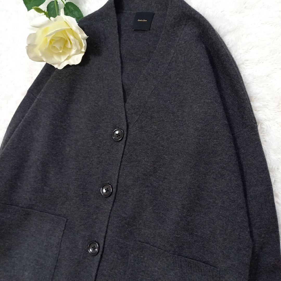 ☆新品☆ 24AW Spick&Span ダブル ジャガード カーディガン