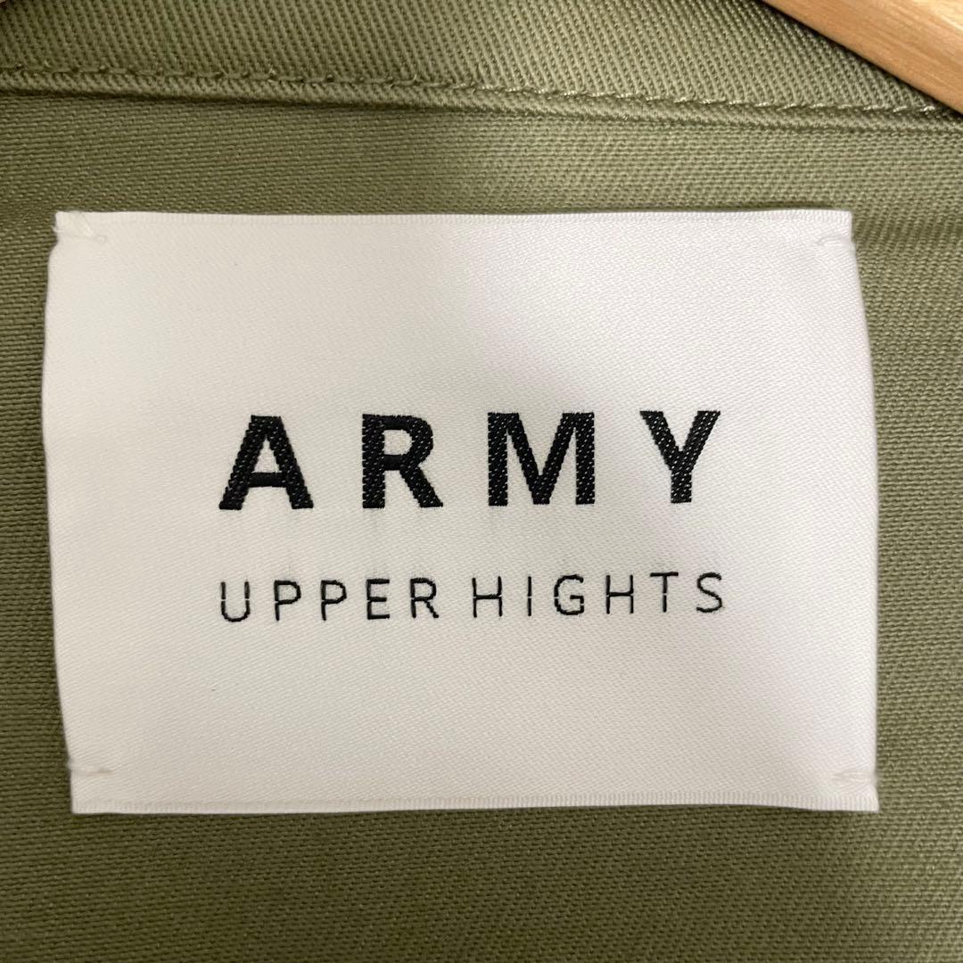 upper hightsアッパーハイツ オーバーサイズミリタリージャケットイエナ