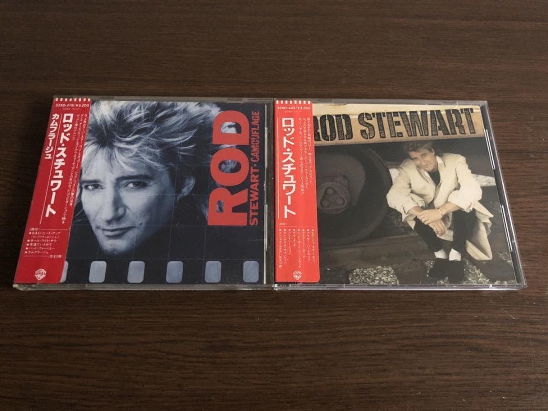 【シール帯】ロッド・スチュワート 旧規格2タイトルセット 日本盤 消費税表記無