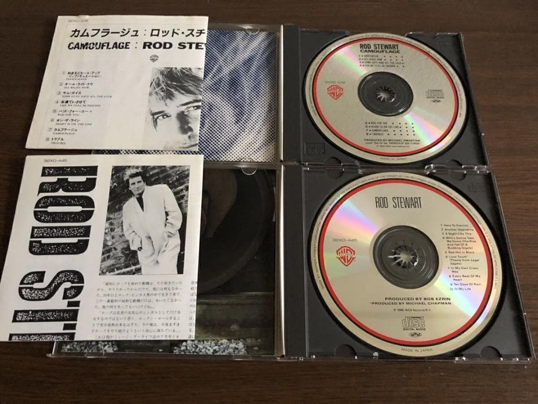 【シール帯】ロッド・スチュワート 旧規格2タイトルセット 日本盤 消費税表記無