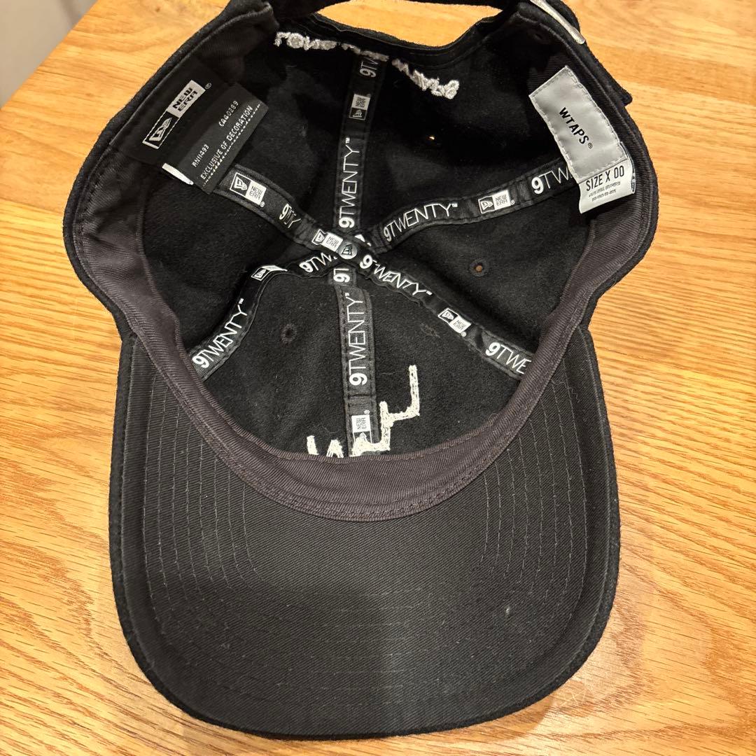 まる　WTAPS 24AW NEWERA 9TWENTY CAP ブラック