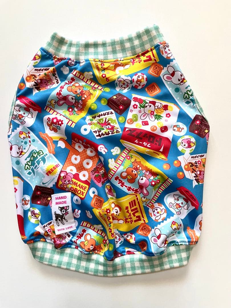 ハンドメイドフレブル　パグ服　　ひんやりタンク　　鯉のぼり　M1号