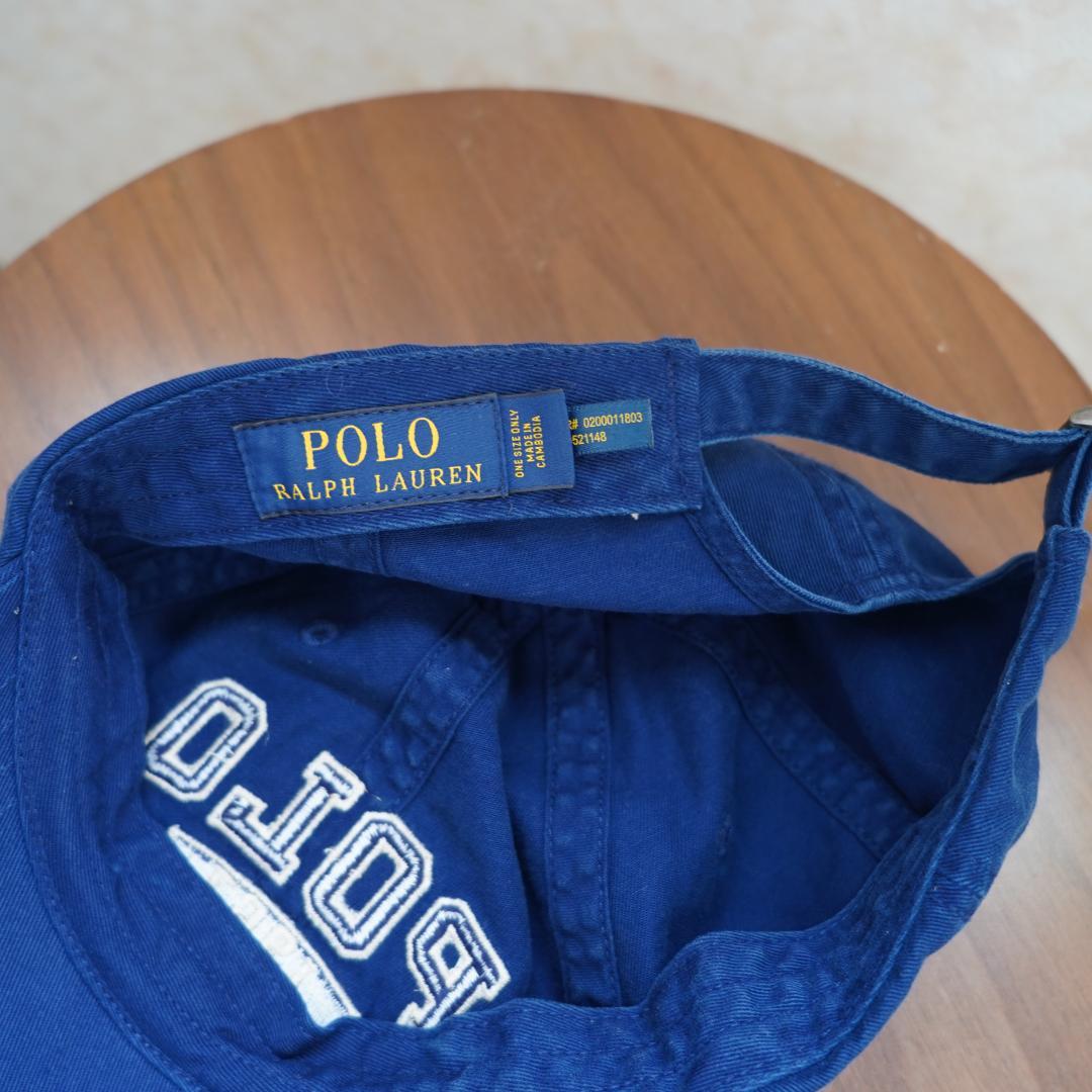 POLO Ralph Lauren ラルフローレン　キャップ　青　ネイビー系