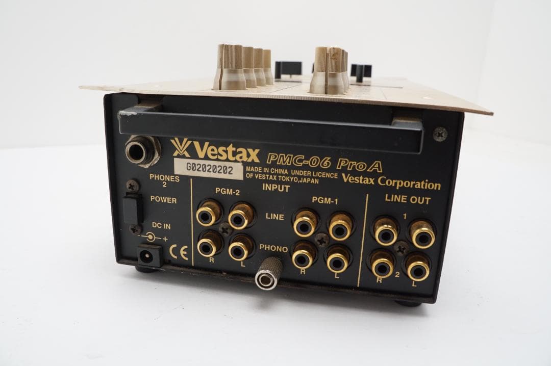 【動作品】Vestax DJミキサー PMC-06 Pro A ベスタクス