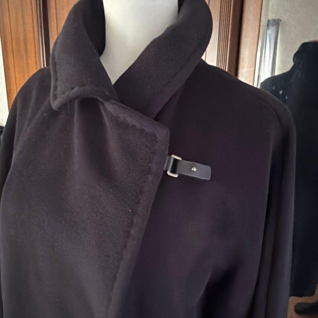Max Mara MARELLAミドル丈ブラックコート