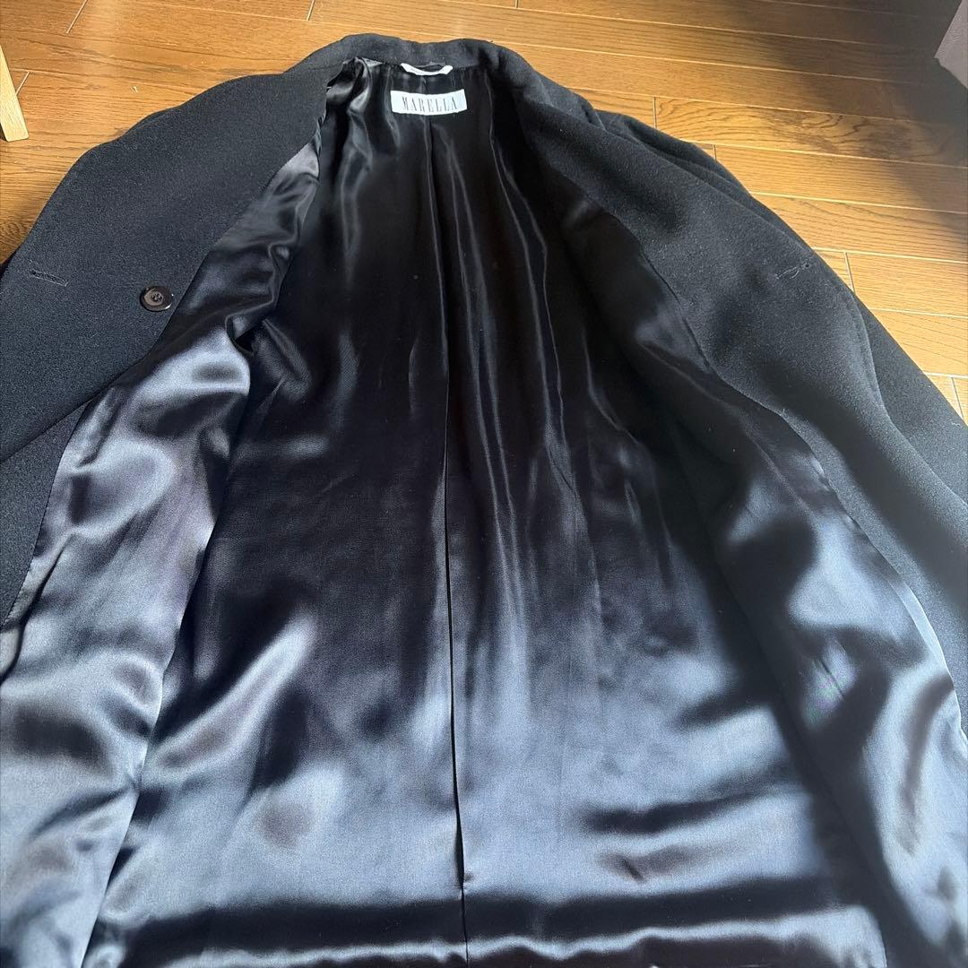 Max Mara MARELLAミドル丈ブラックコート