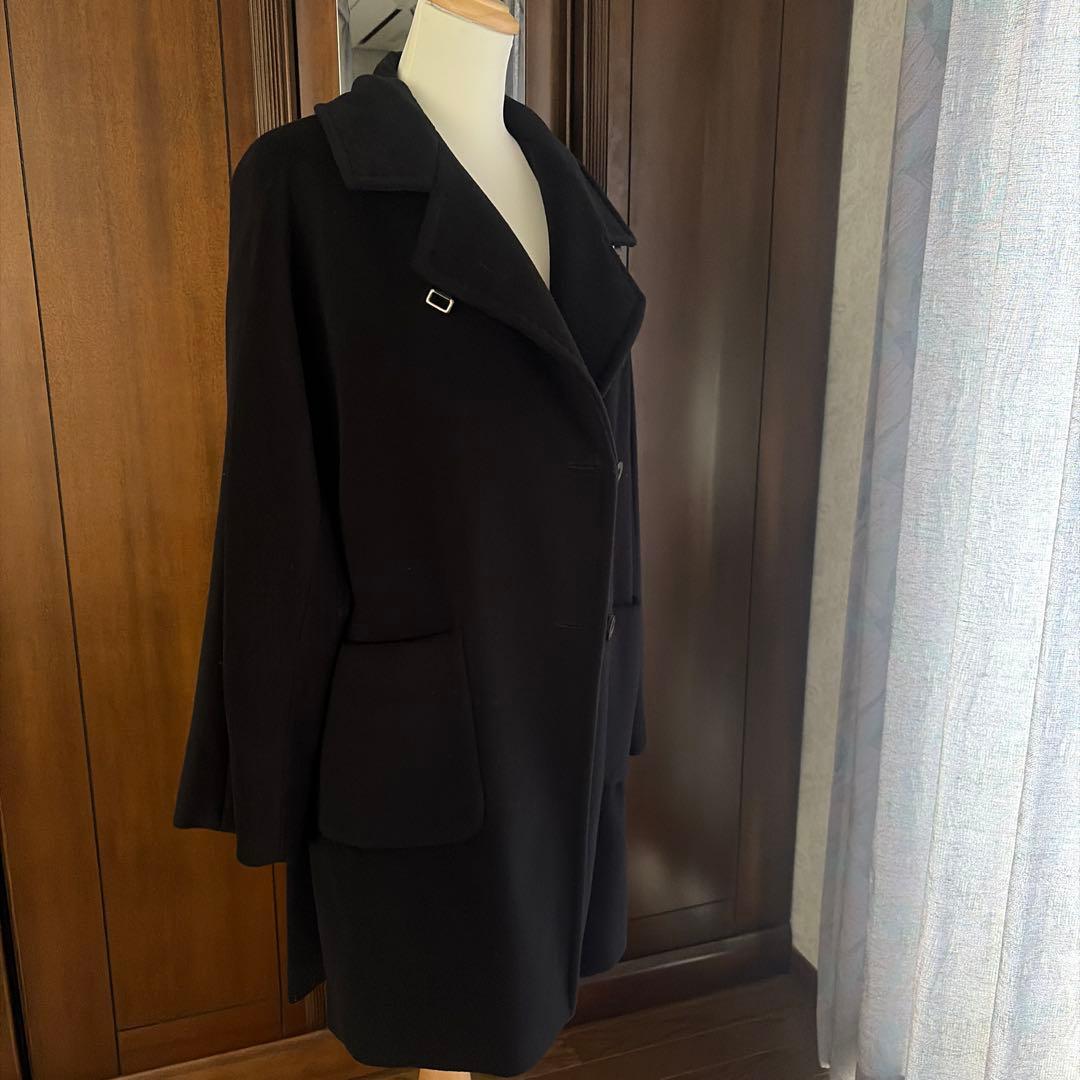 Max Mara MARELLAミドル丈ブラックコート