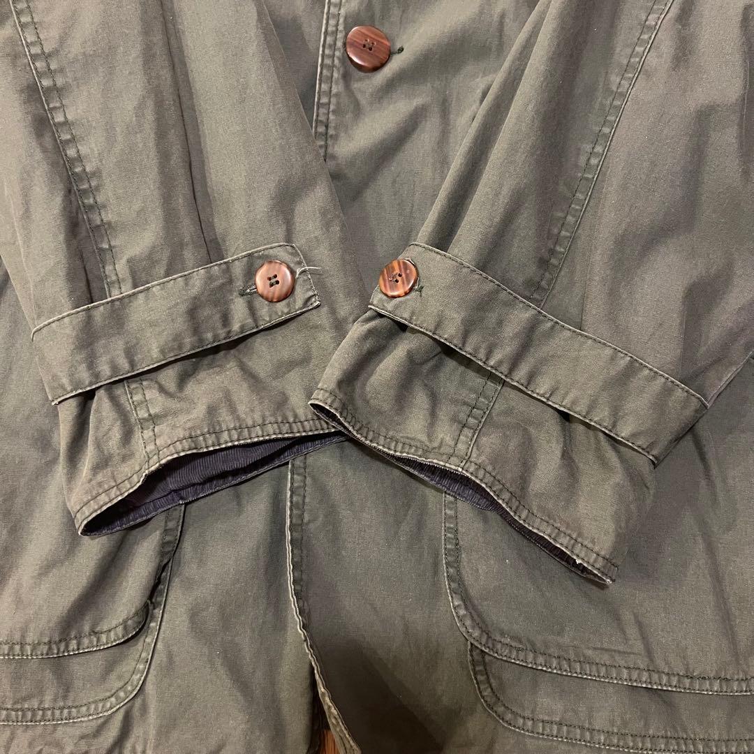 1990's J.CREW 巨人タグ ハンティングジャケット裏地チェックLサイズ