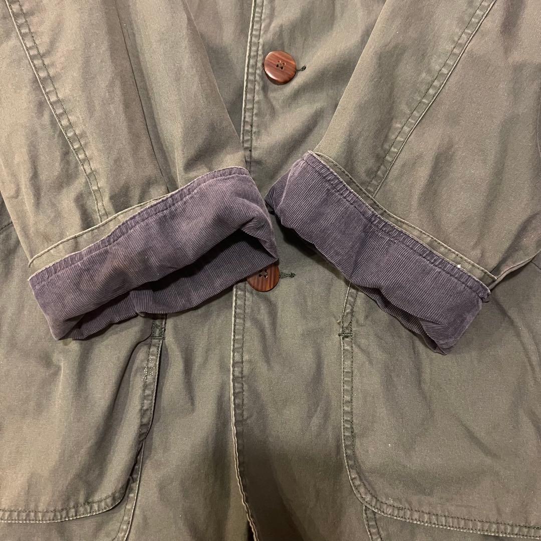 1990's J.CREW 巨人タグ ハンティングジャケット裏地チェックLサイズ