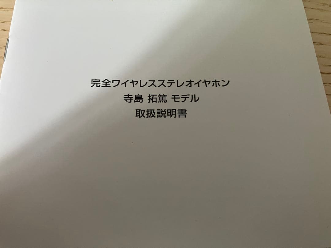 寺島拓篤　TAKUMA TERASHIMA ワイヤレスイヤホン