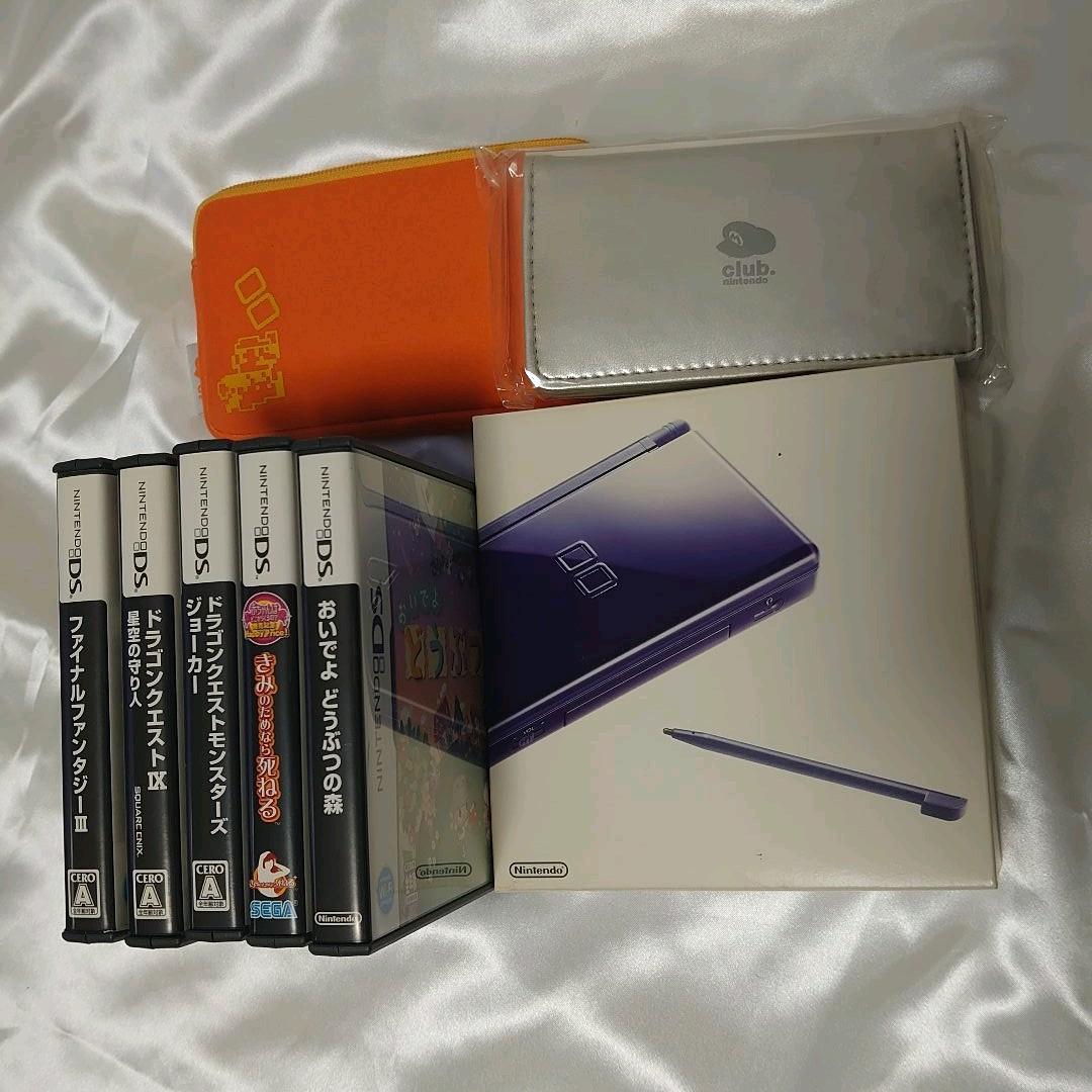 【動作確認済】ニンテンドーDS lite ネイビー＋ソフトセット