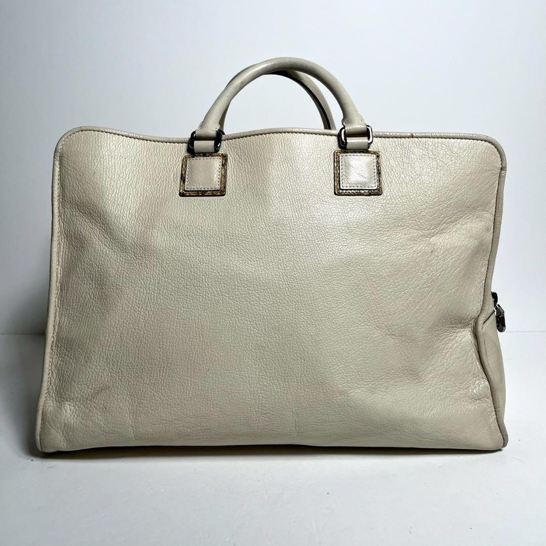 【希少✨】LOEWE ロエベ ボストンバッグ 南京錠 鍵付き レザー