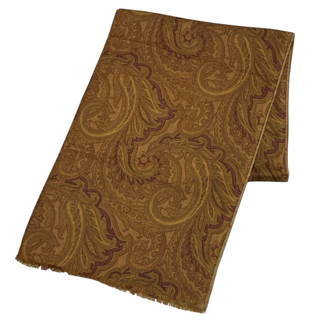 【極美品】ETRO エトロ カシミヤ×シルク イタリア 大判ストール スカーフ