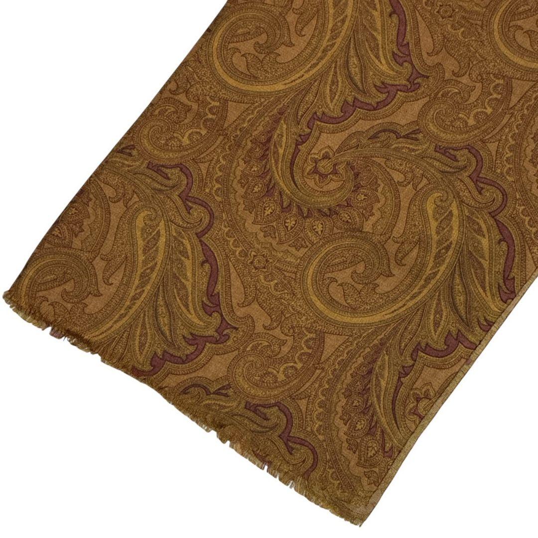 【極美品】ETRO エトロ カシミヤ×シルク イタリア 大判ストール スカーフ