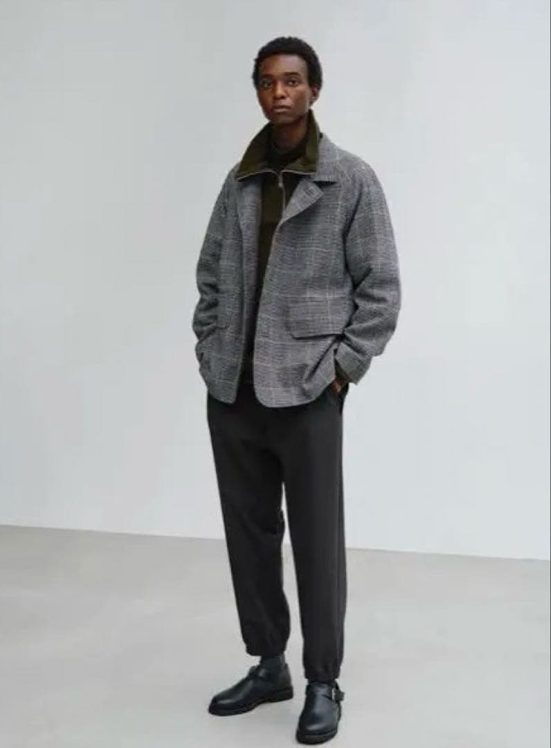 ジャケット・アウター MARGARET HOWELL WINDOW PANE CHECK WOOL