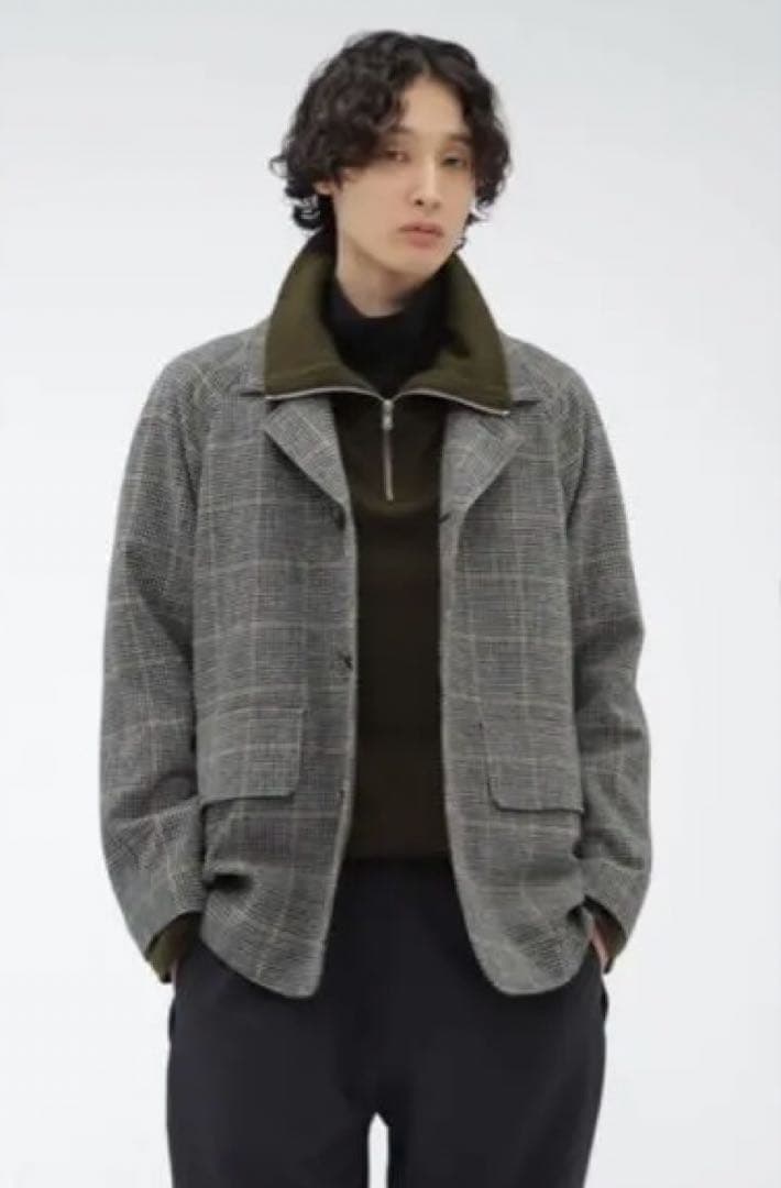 ジャケット・アウター MARGARET HOWELL WINDOW PANE CHECK WOOL