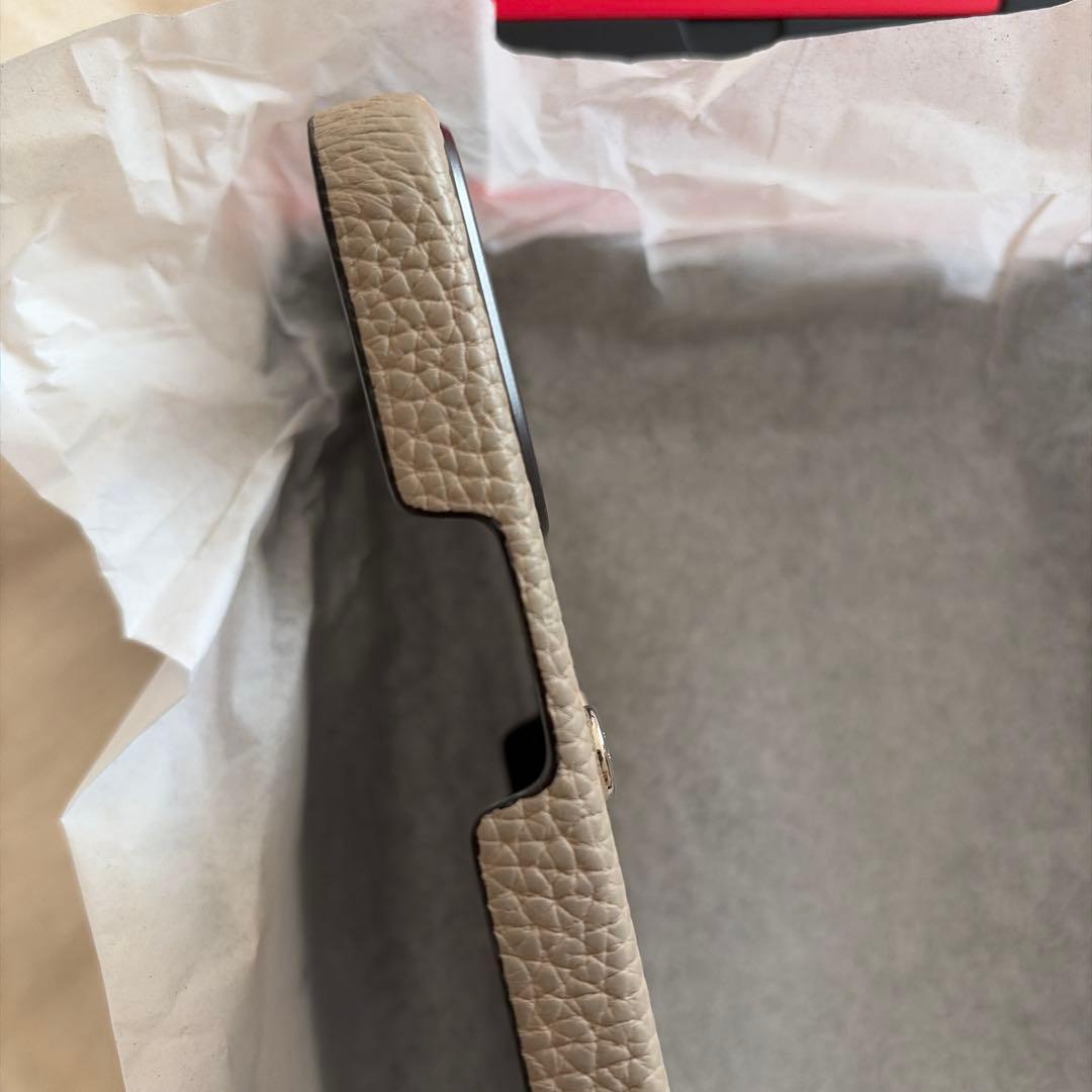 Bonaventura iPhoneケース 15プロマックス専用　グレージュ