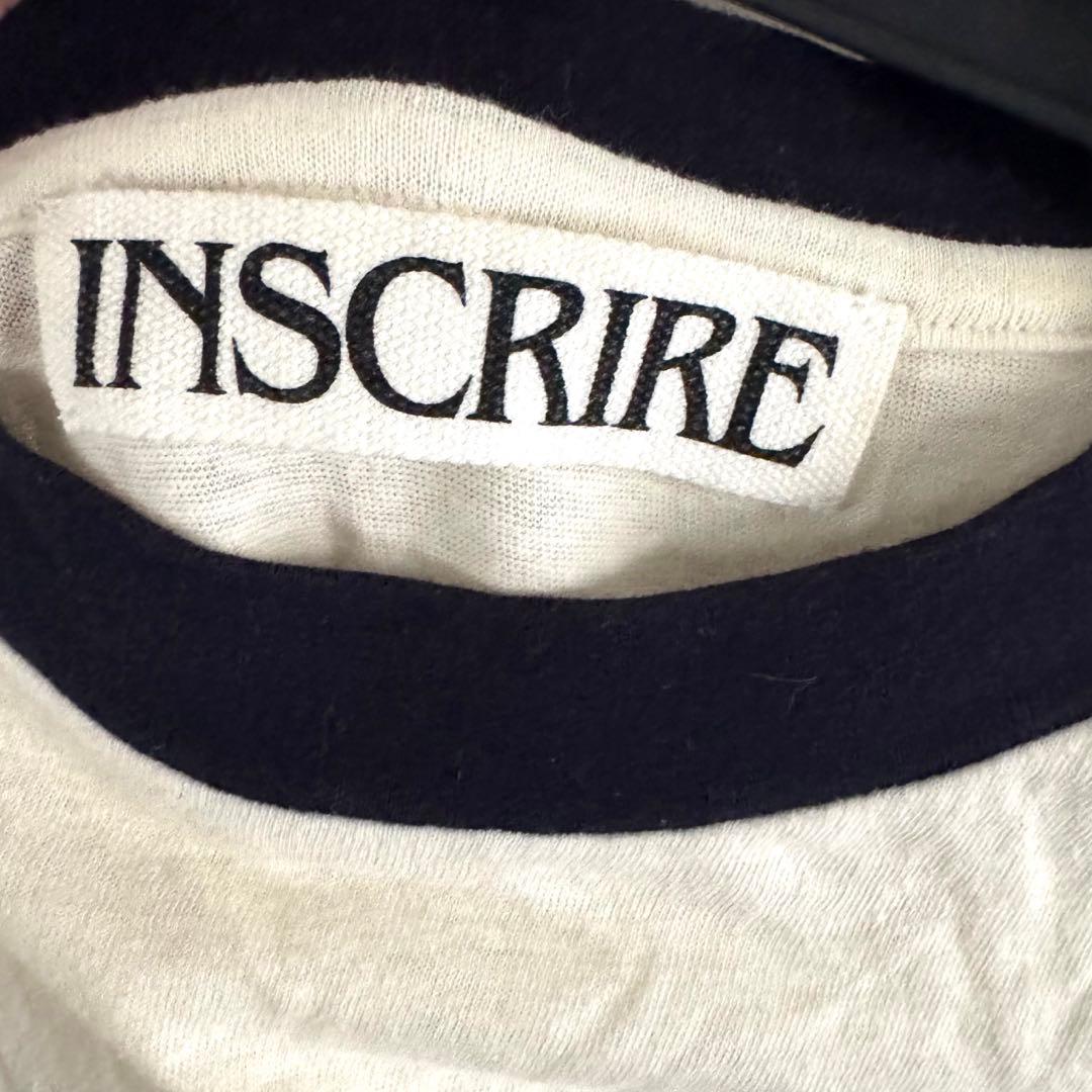 INSCRIRE アンスクリア ロゴ Tシャツ