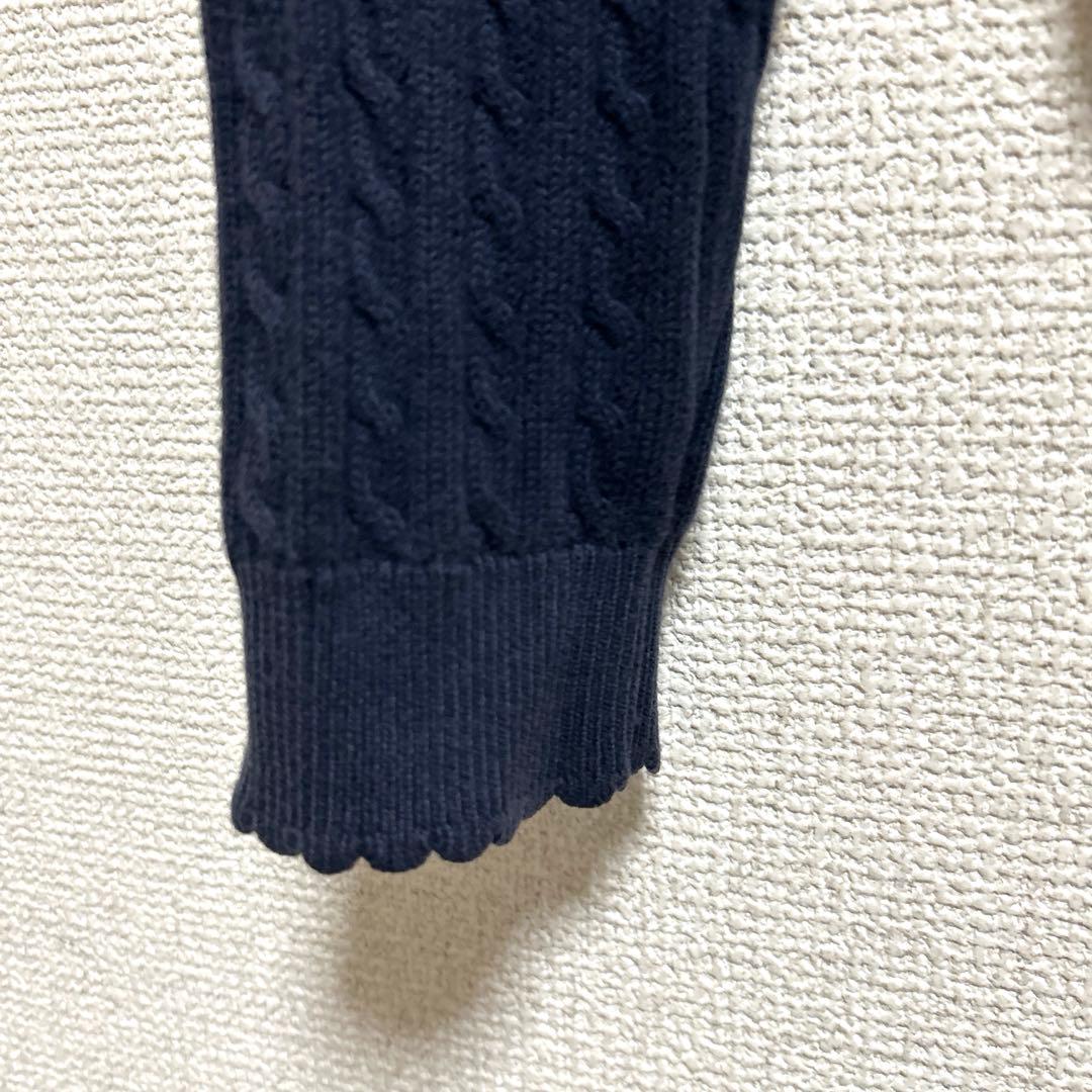 POLO Ralph Lauren ピンクポニー ケーブルニット カーディガン