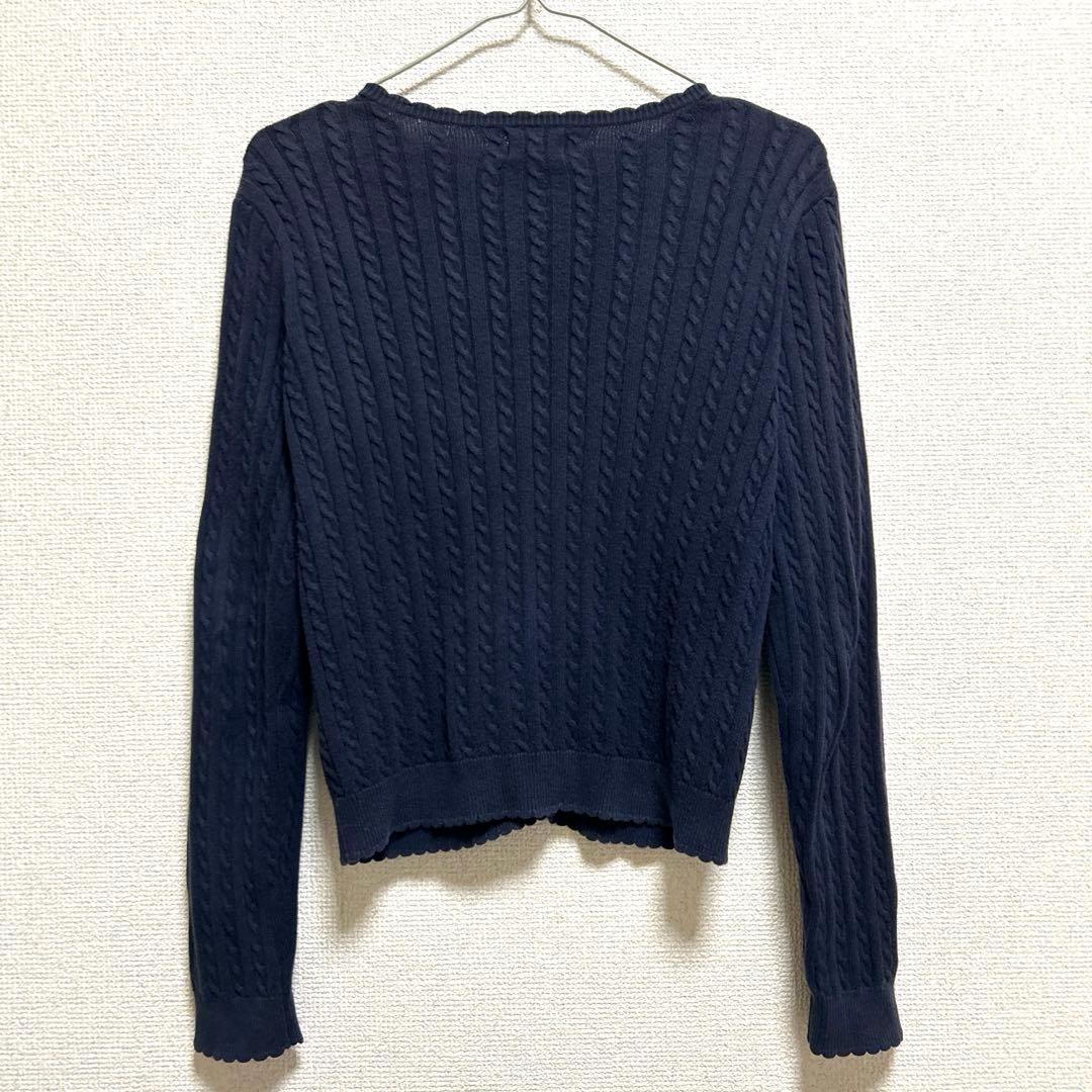 POLO Ralph Lauren ピンクポニー ケーブルニット カーディガン