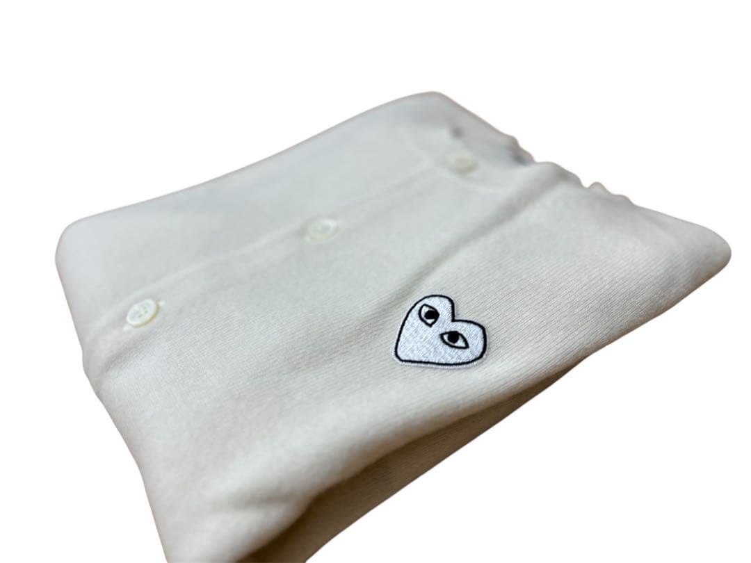 【COMMEdesGARCONS】新品•未使用 PLAY/プレイカーディガン