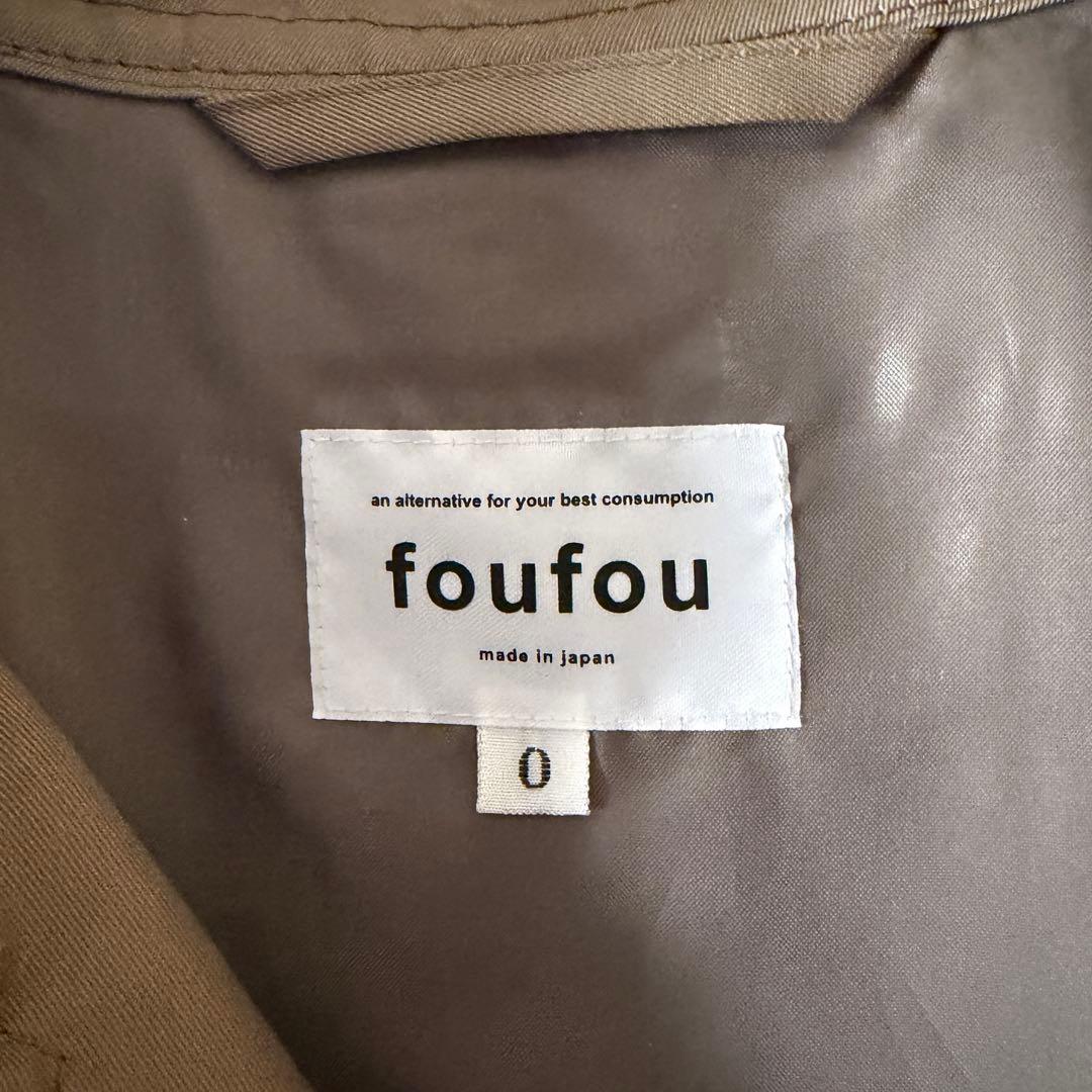【0サイズ】トレンチコート tamamushi foufou