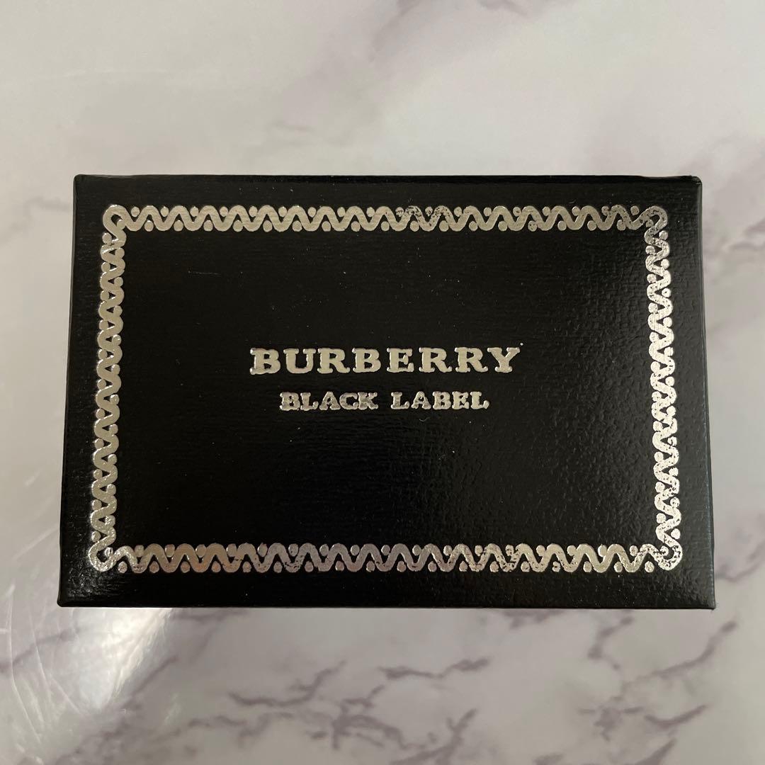 ［新品］BURBERRY BLACK LABEL カフリンクス シルバー