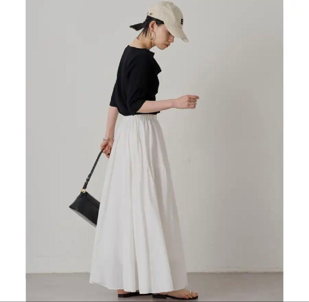 【Loungedress】 ラウンジドレス パネルギャザースカート 新品未使用