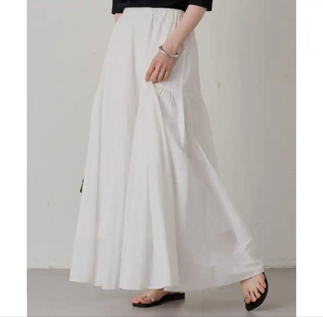 【Loungedress】 ラウンジドレス パネルギャザースカート 新品未使用