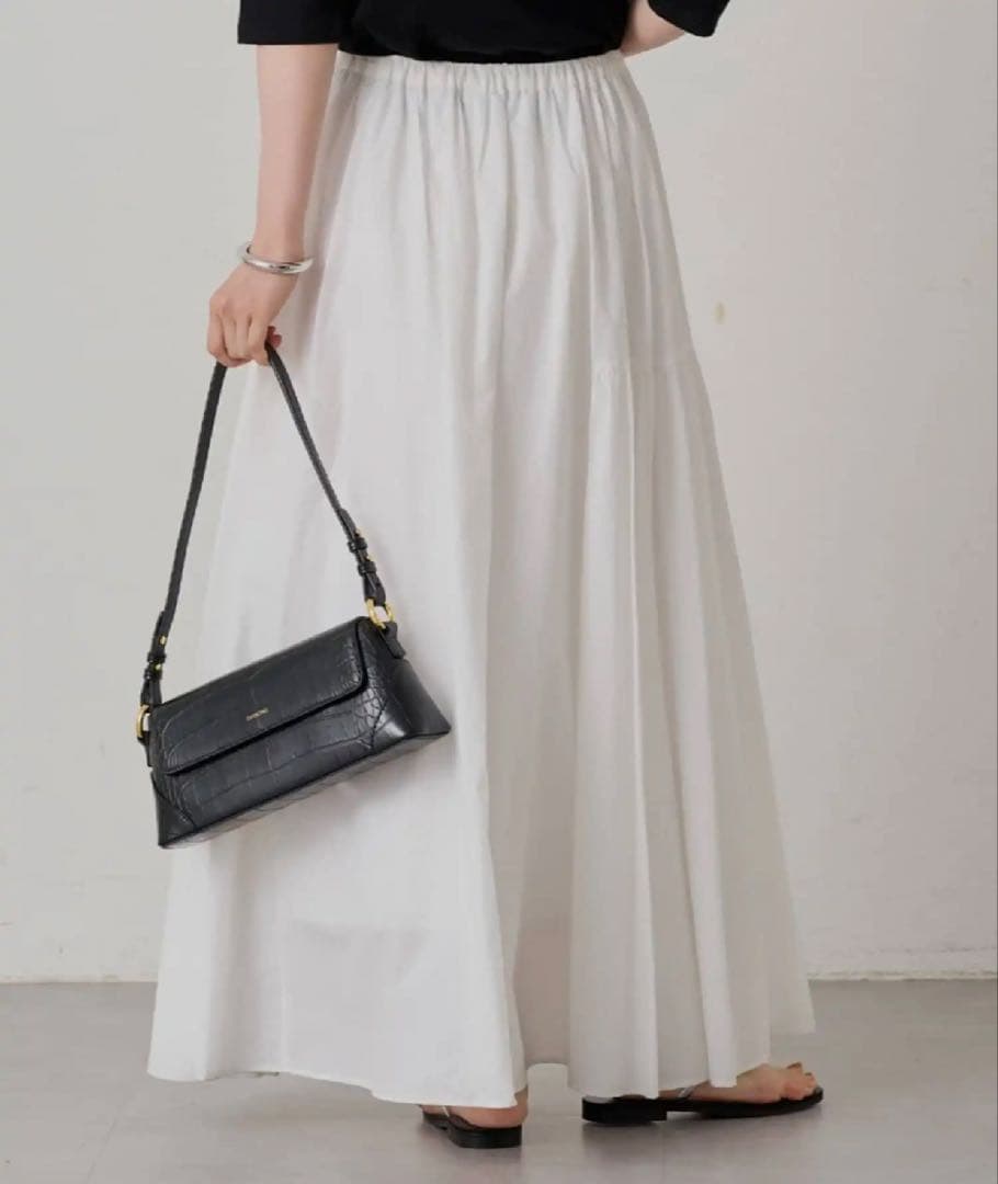【Loungedress】 ラウンジドレス パネルギャザースカート 新品未使用