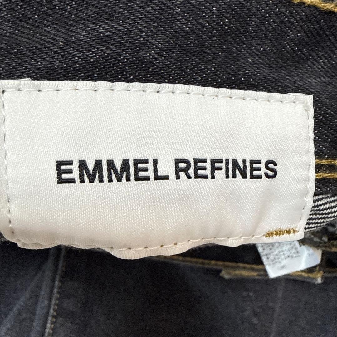 EMMEL REFINESEM センタープレスストレートデニム/パンツ