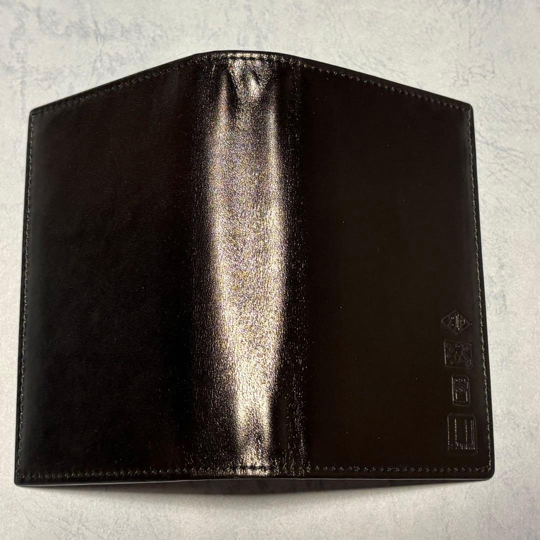 【レア】ダンヒル　dunhill メモパッドケース　黒 レザー