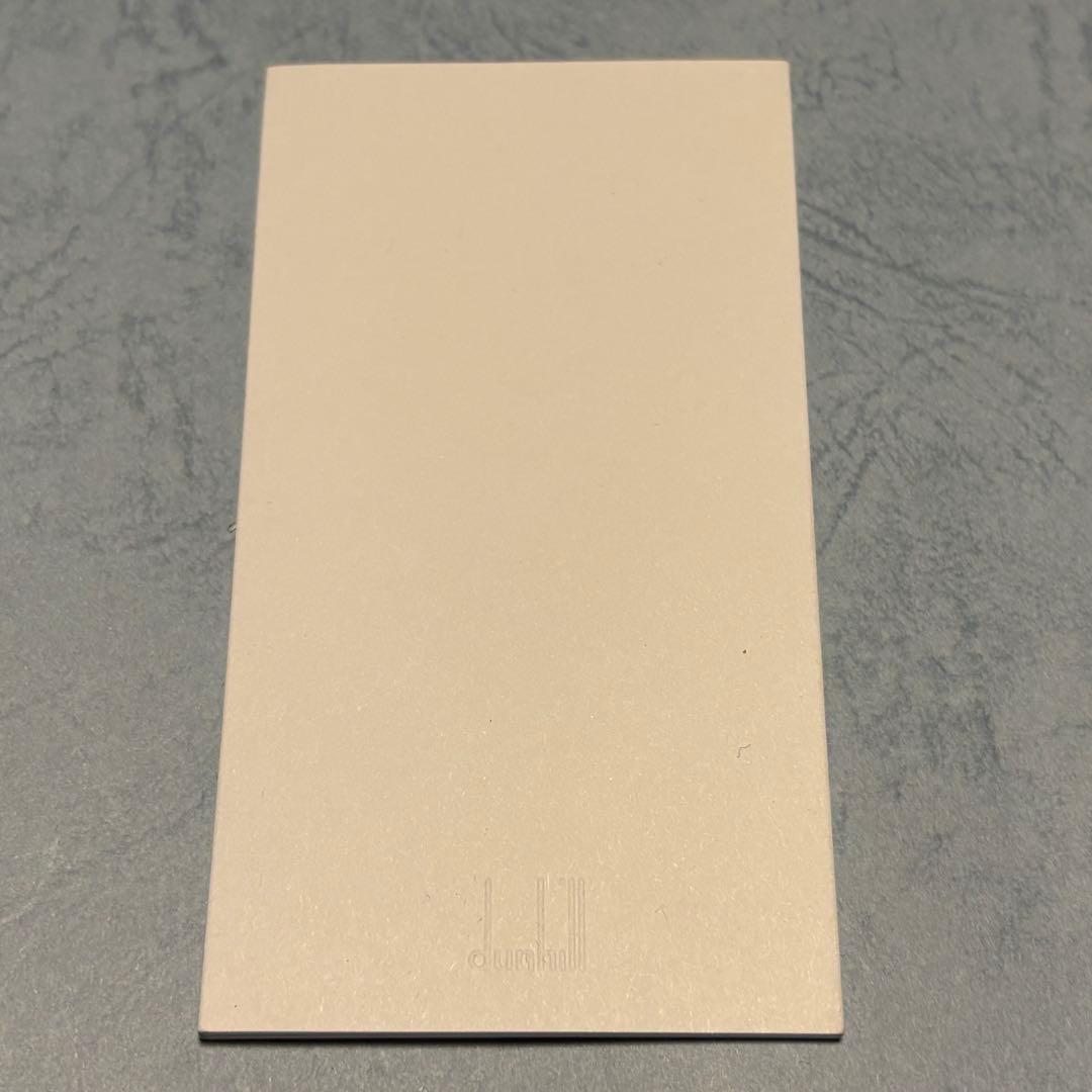 【レア】ダンヒル　dunhill メモパッドケース　黒 レザー