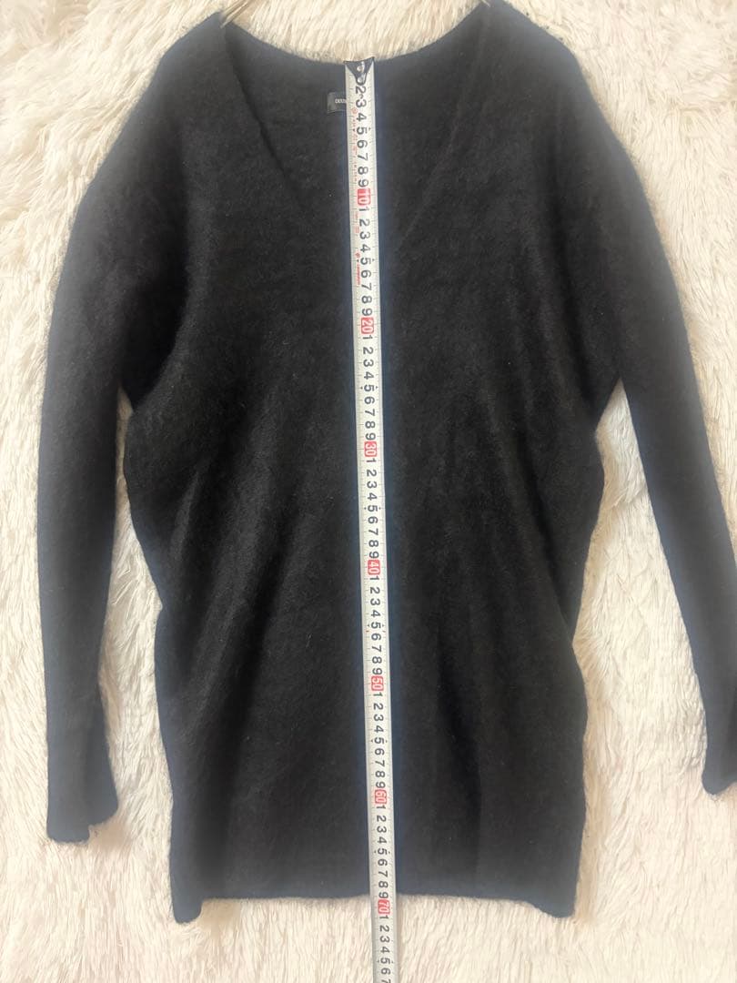 極美品☆ドゥーズィエムクラス カシミヤ100 Vネックニット 黒