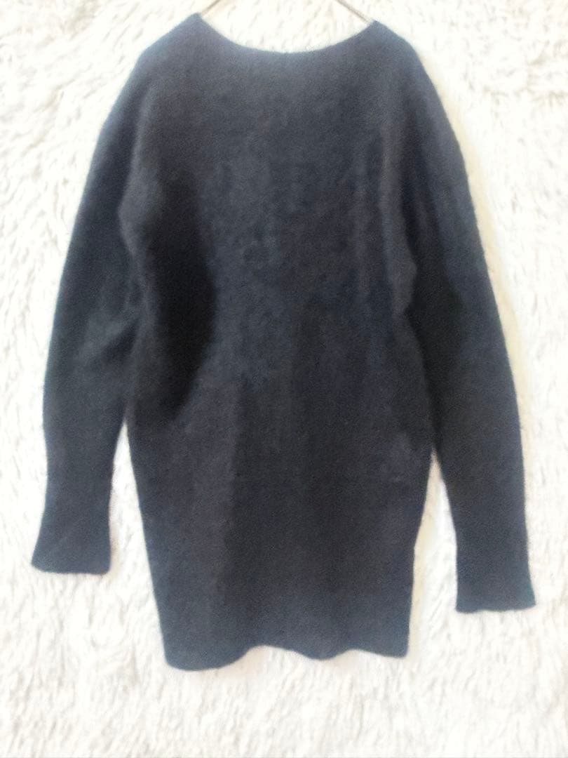 極美品☆ドゥーズィエムクラス カシミヤ100 Vネックニット 黒