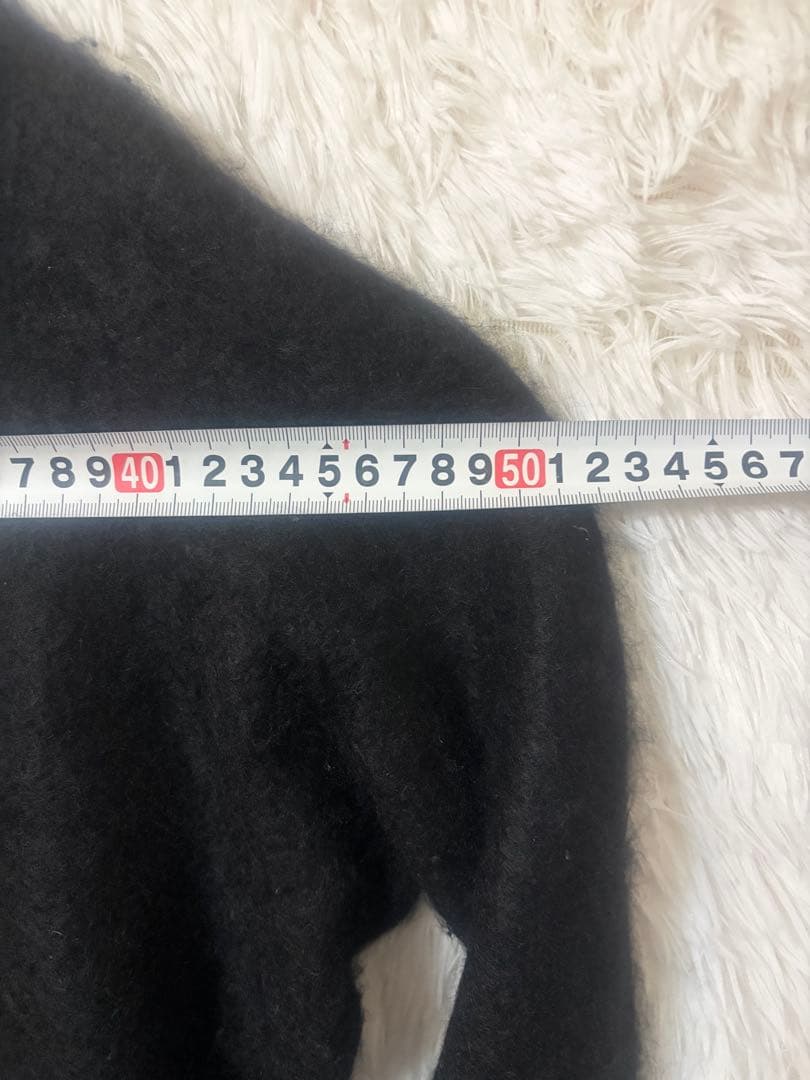 極美品☆ドゥーズィエムクラス カシミヤ100 Vネックニット 黒