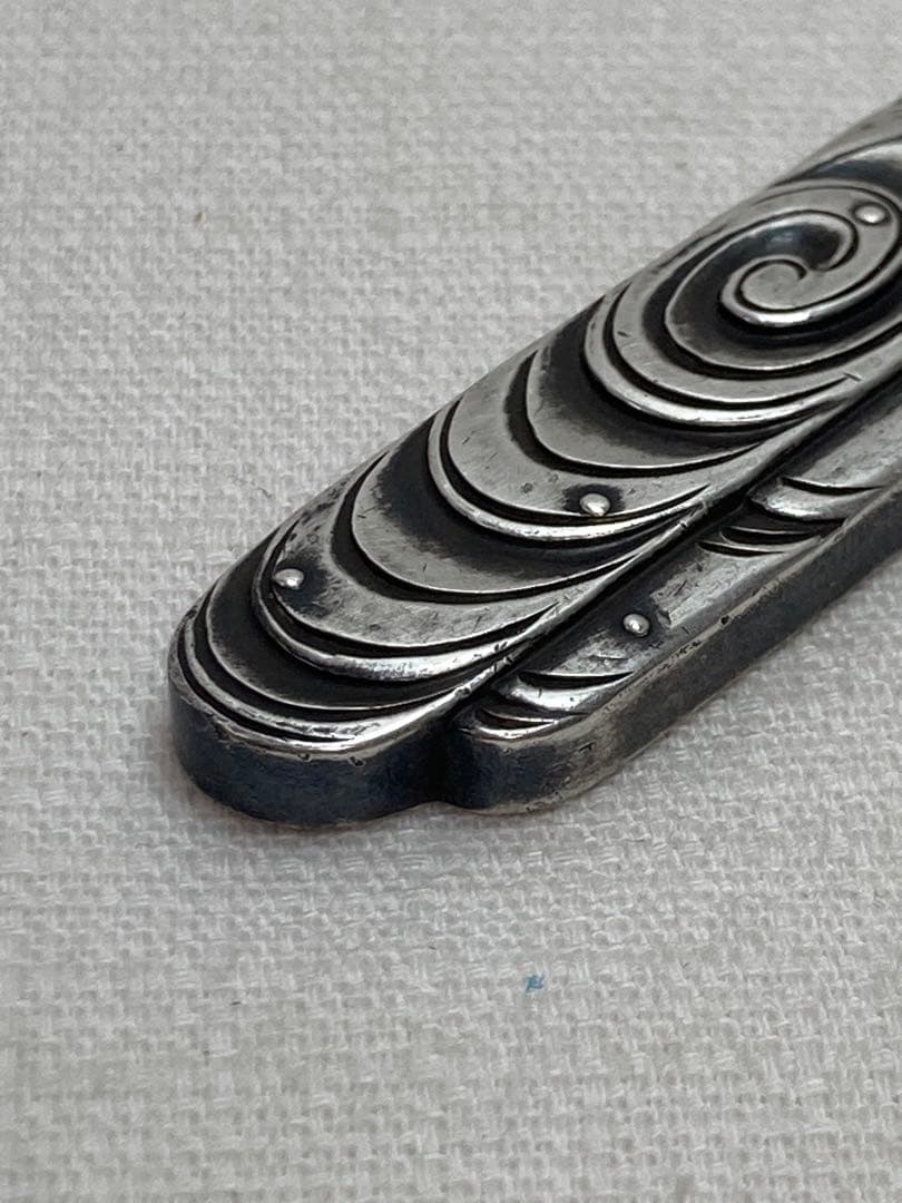 純銀　文鎮　ペーパーウエイト　刻印あり　86g