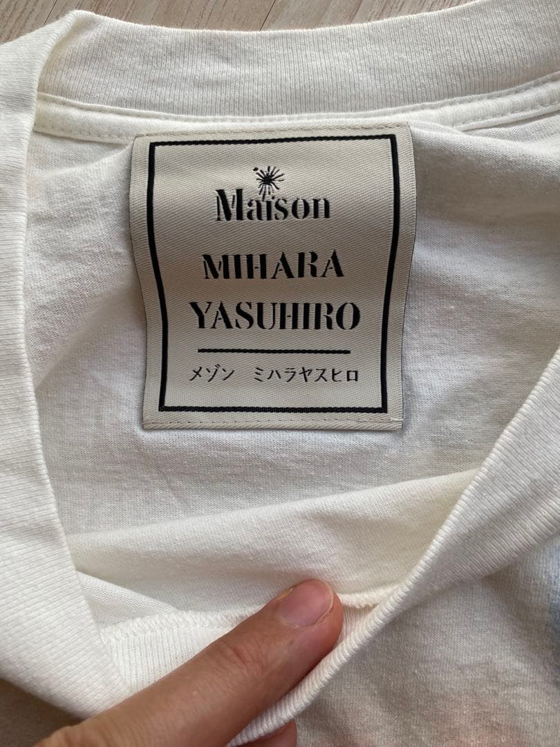 MIHARA YASUHIRO ホワイト Tシャツ