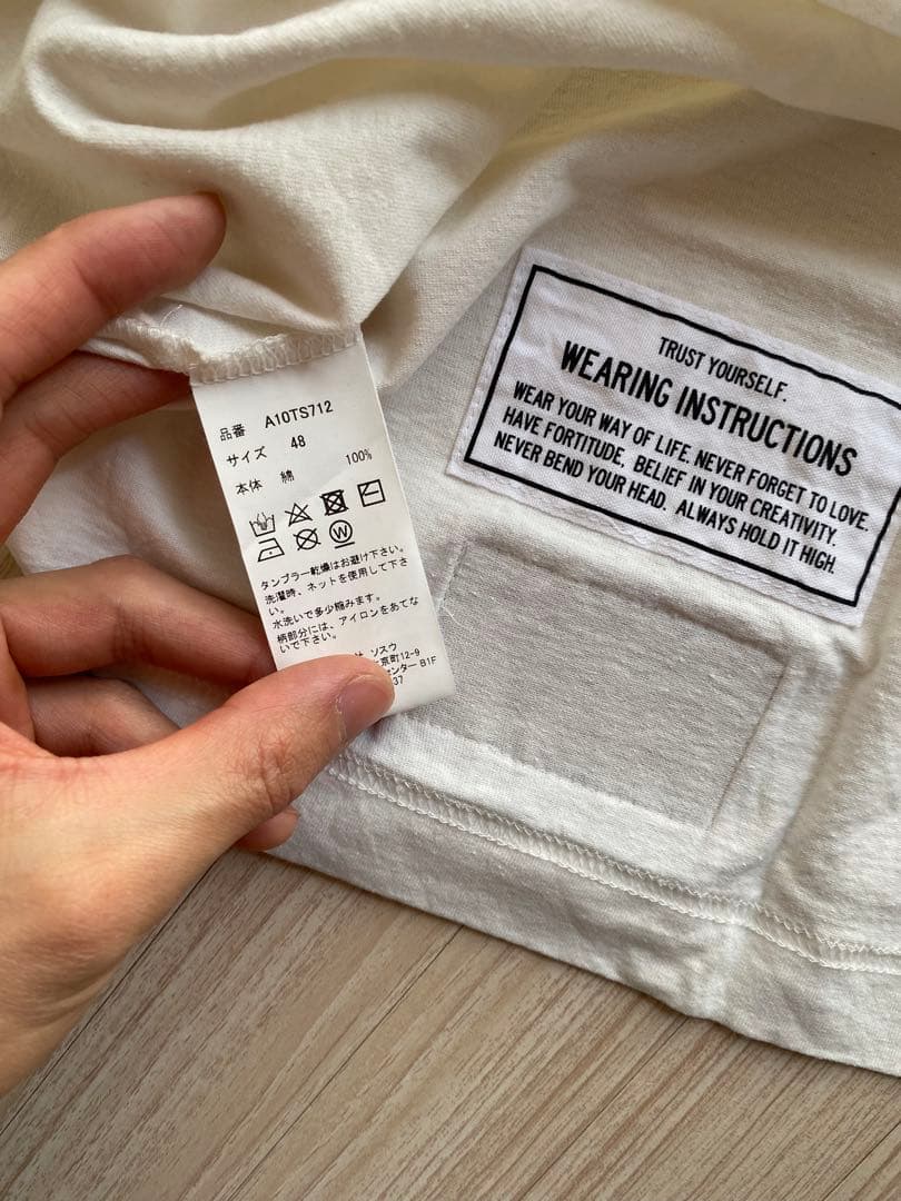 MIHARA YASUHIRO ホワイト Tシャツ