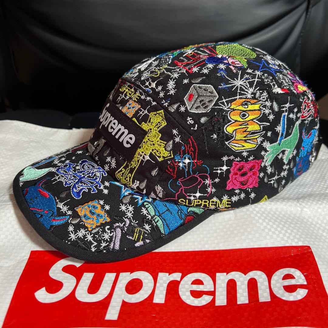 正規品　美品　Supreme AOI Embroidered Camp Cap
