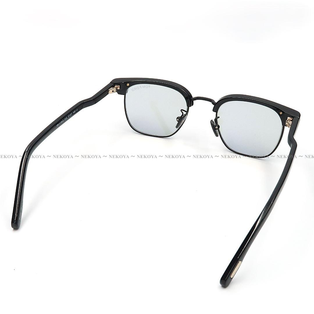 TOM FORD　TF1119-D 01A　サングラス 黒 アジアンフィット